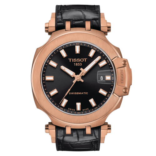 Tissot T-Race Swissmatic 45 Rose Gold PVD / Black
